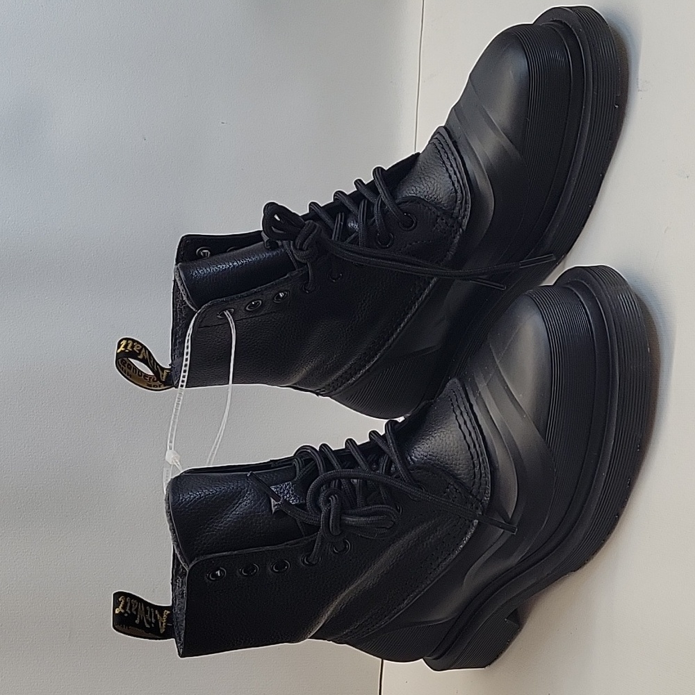 NWOB Dr.Martens 1460 Fleece Lined Sub Boots Water-resistant Black US M6 L7 UK 5 - Picture 3 of 17